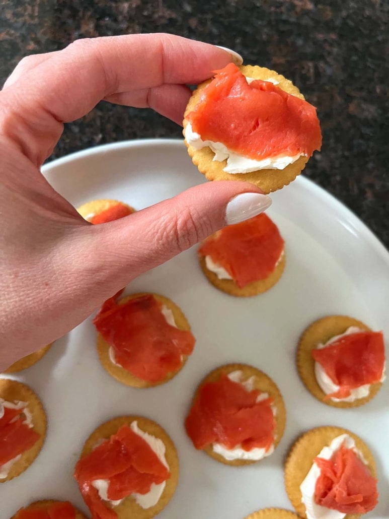 quick salmon cream cheese appetizer