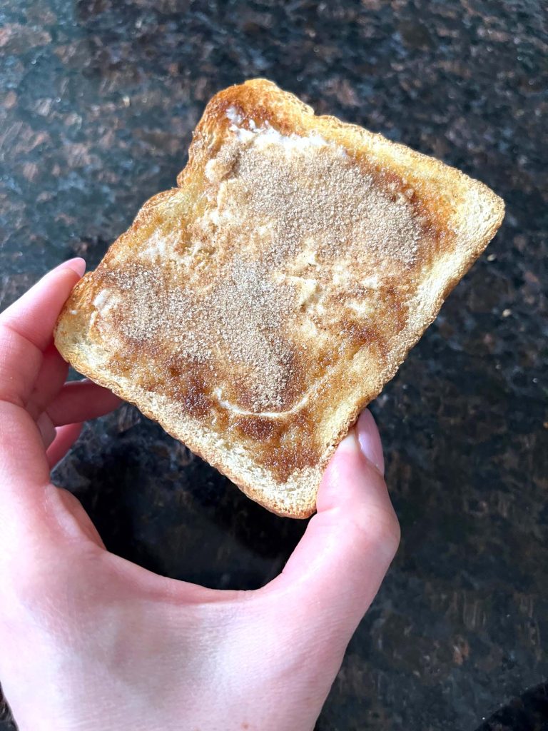 Quick Cinnamon Sugar Toast Recipe