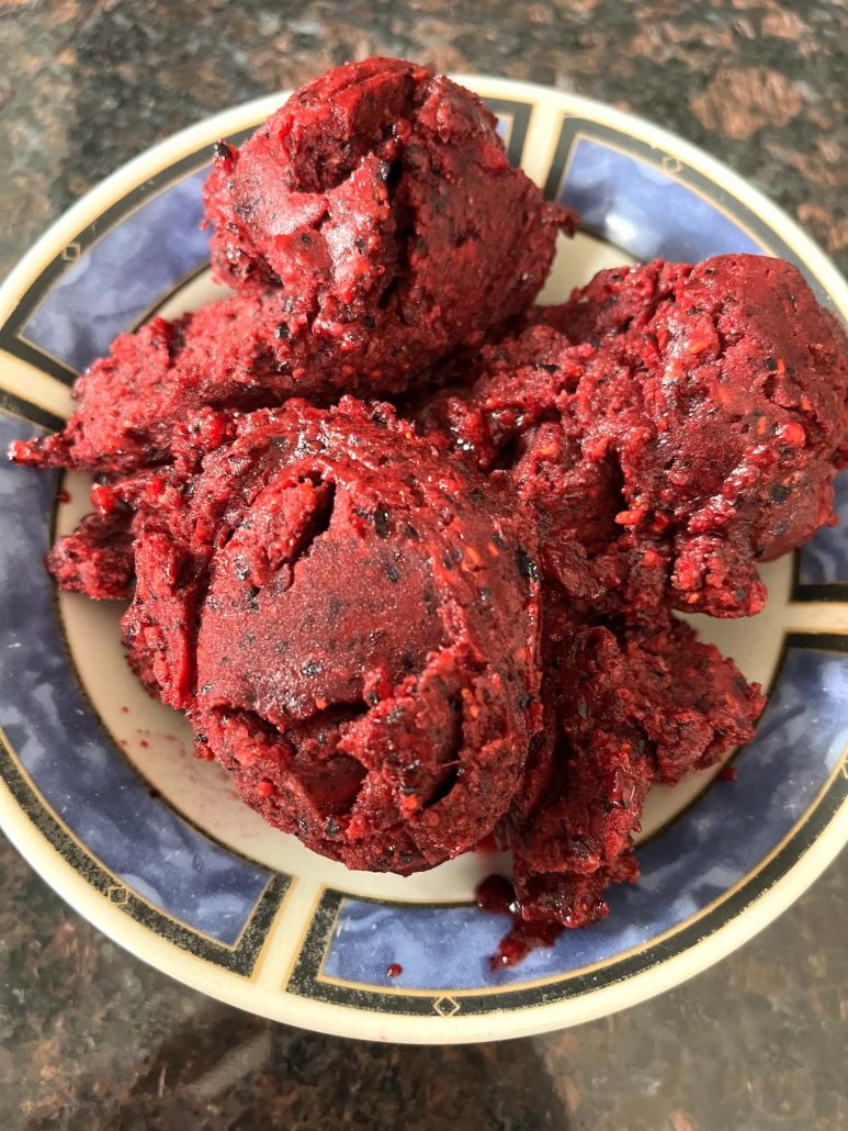 frozen berry sorbet recipe