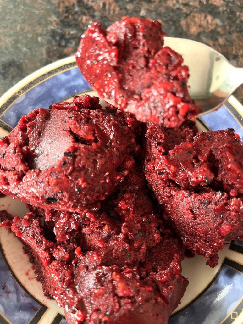 frozen berry sorbet recipe