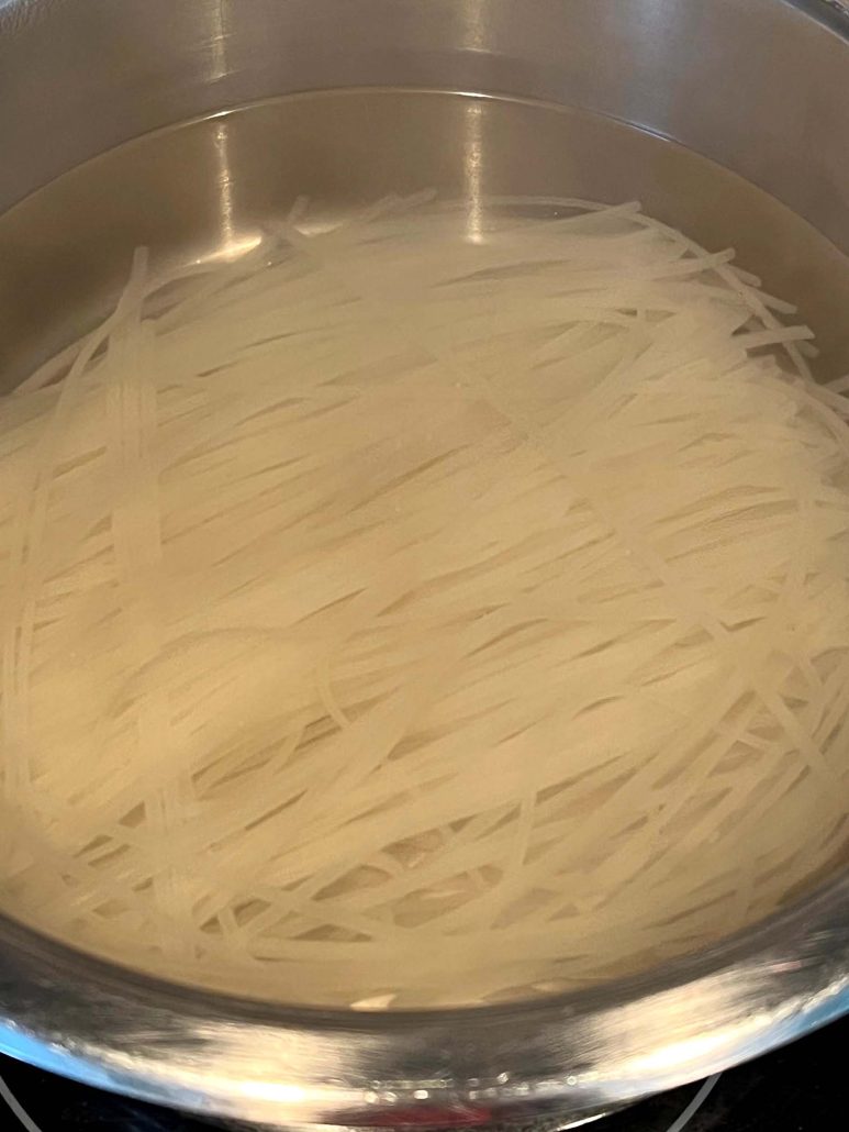 best way to cook rice noodles