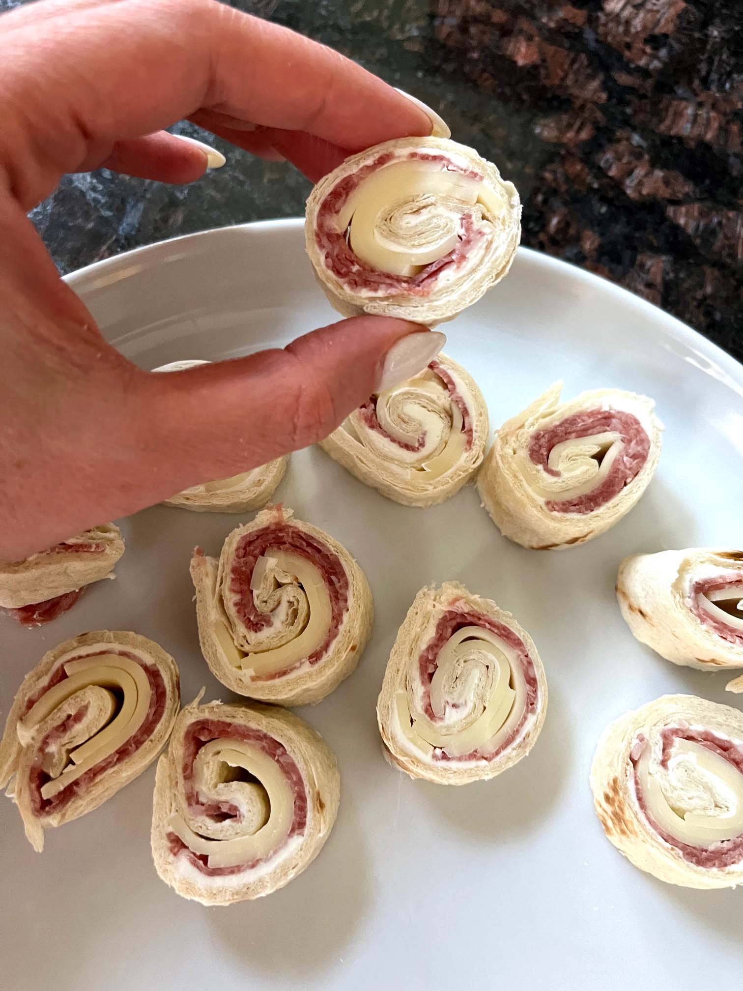 Italian Pinwheels With Salami And Cream Cheese – Melanie Cooks