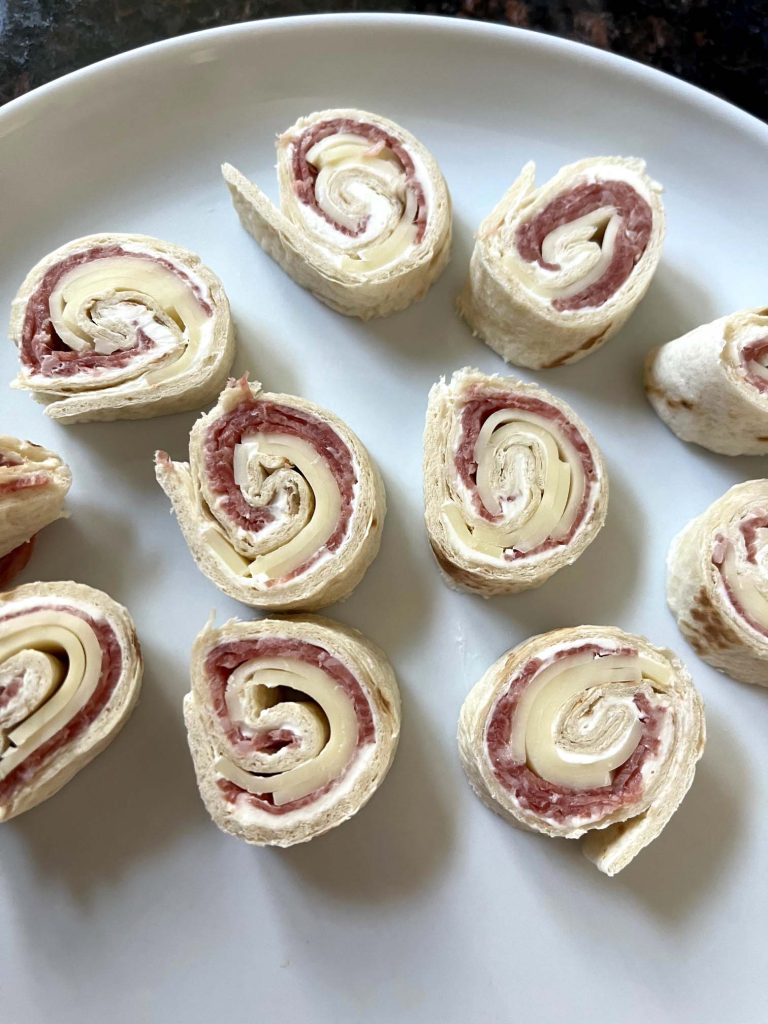 Italian Pinwheels With Salami And Cream Cheese