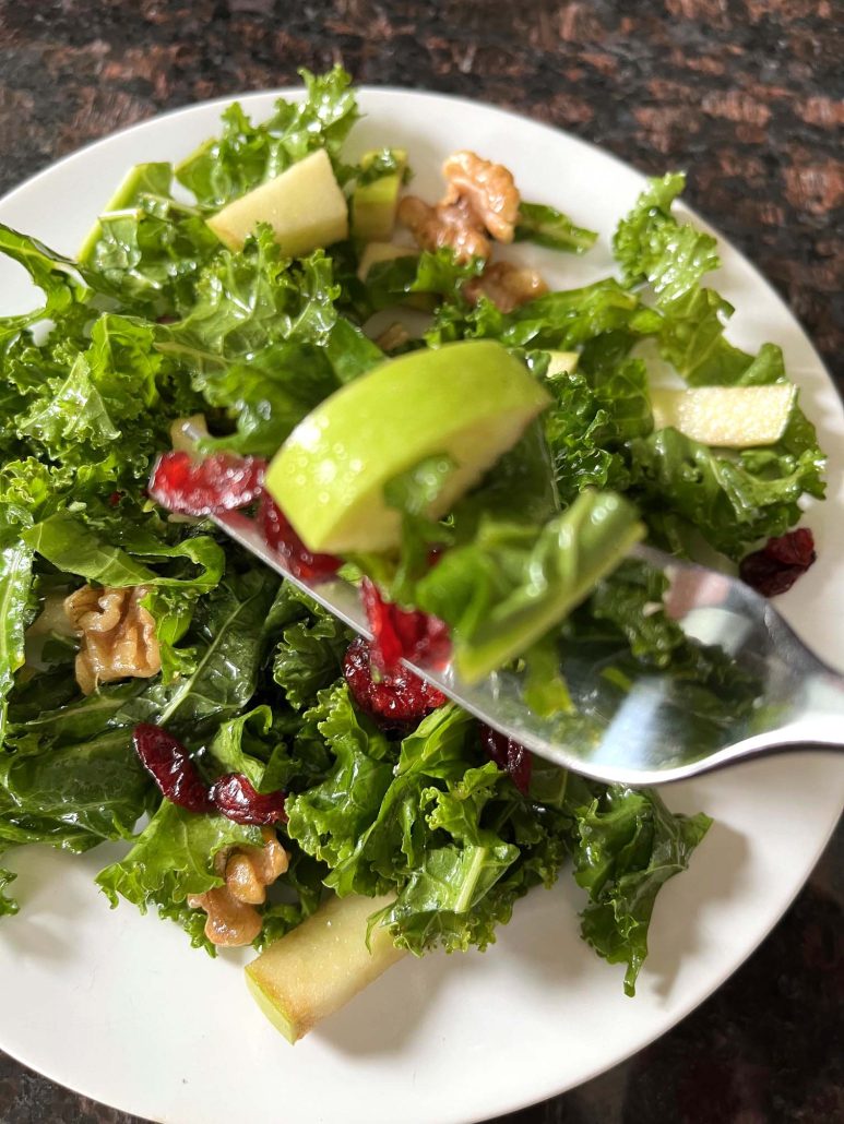 kale and apple salad recipe