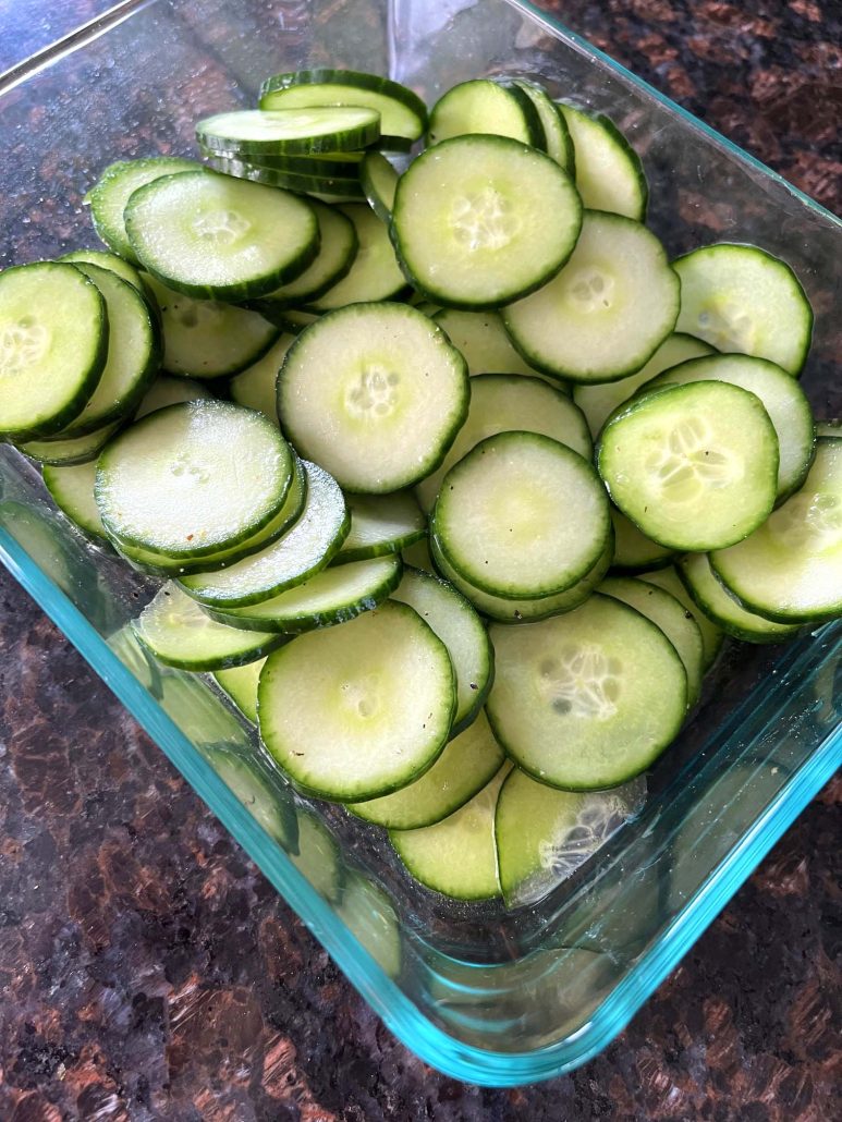 marinated cucumbers recipe