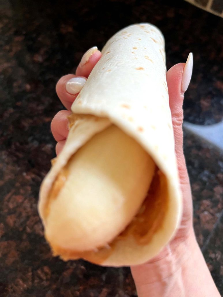 easy peanut butter wrap