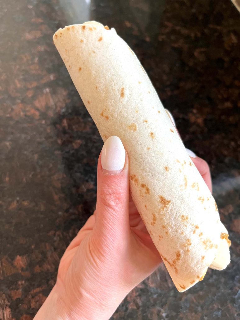 healthy banana wrap