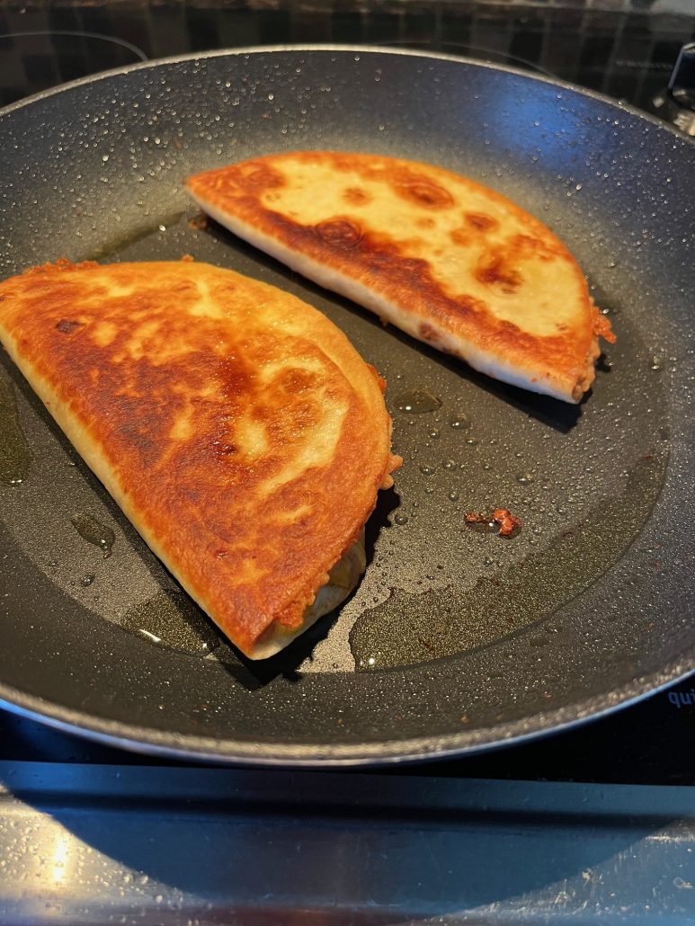 vegetarian bean quesadillas