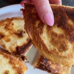 refried bean and cheese quesadillas