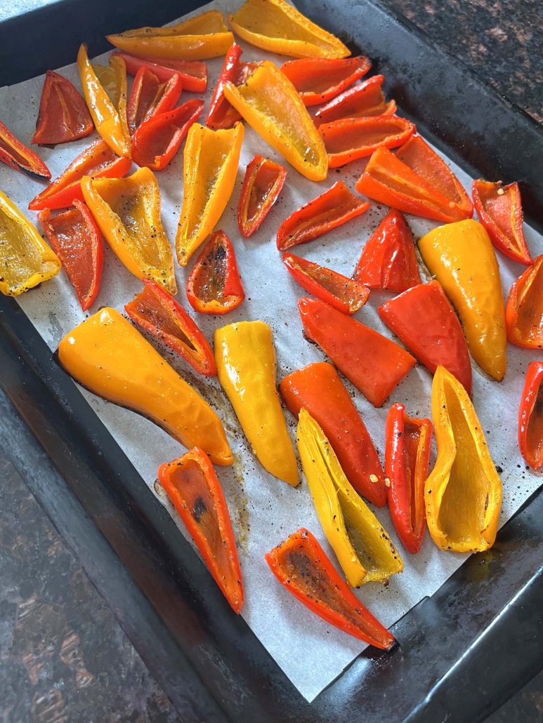 roasted mini bell peppers recipe