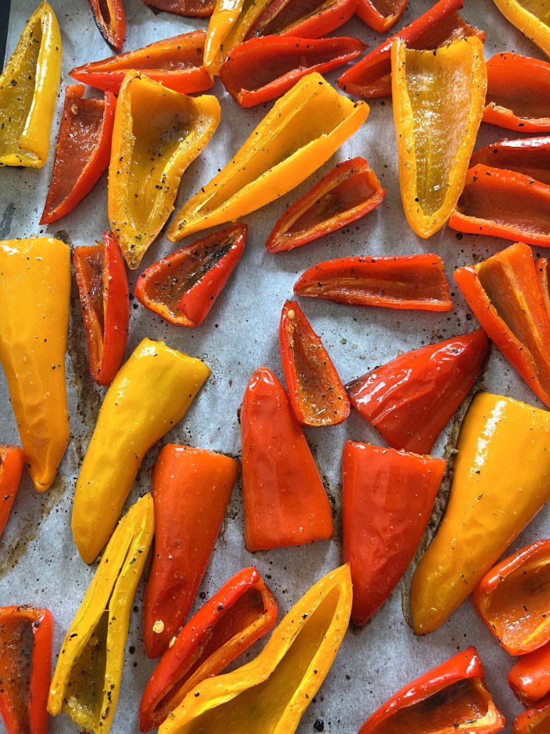 roasted sweet mini peppers