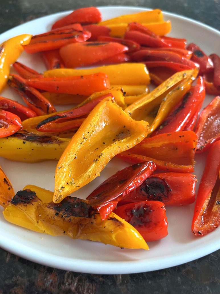 oven roasted mini bell peppers