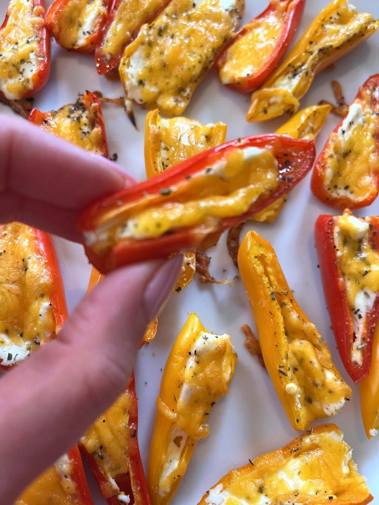 keto cream cheese mini peppers