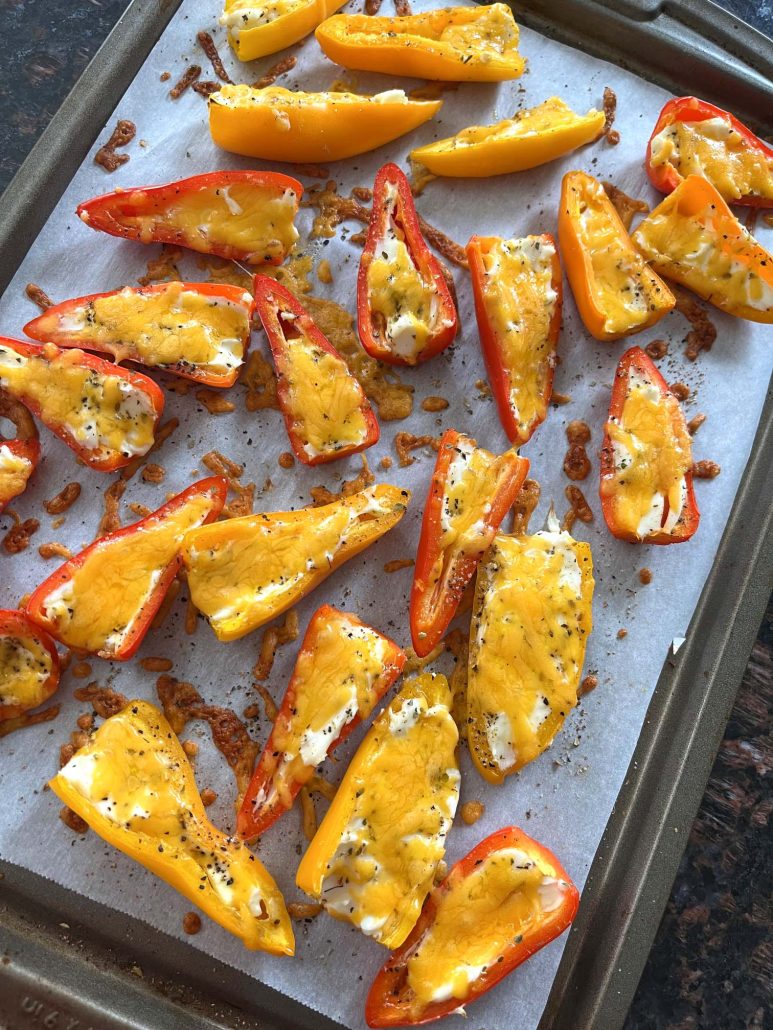 low carb stuffed mini peppers