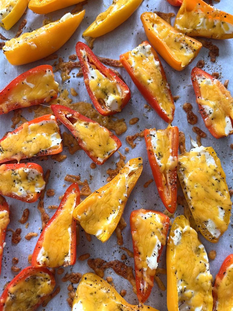 vegetarian stuffed mini peppers