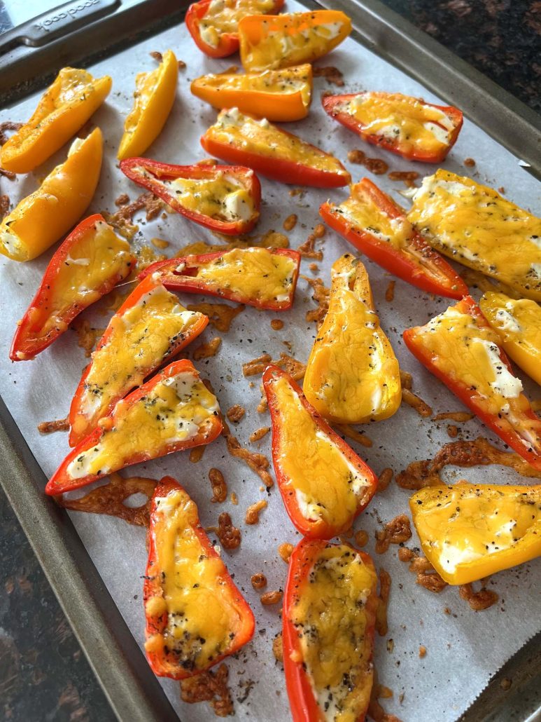 healthy stuffed mini peppers