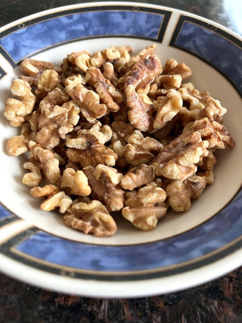 quick toasted walnuts