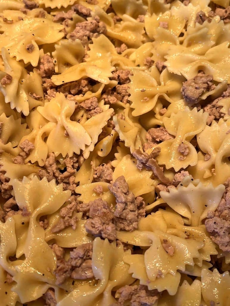 ground turkey pasta recipe