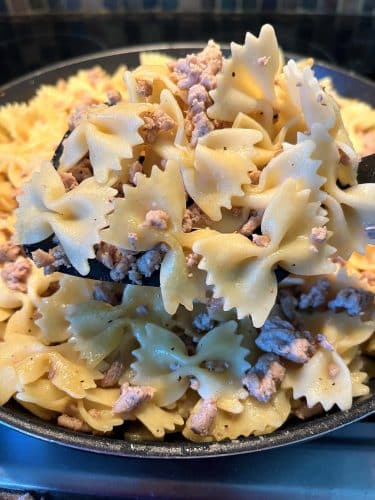 pasta with ground turkey