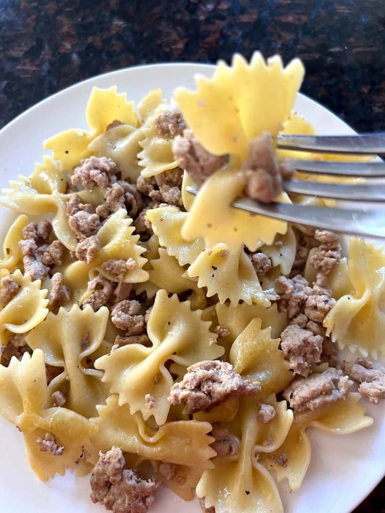 simple turkey pasta