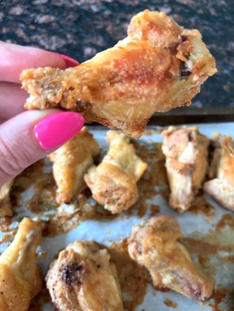 Healthy chicken wings