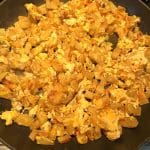 fried potatoes and eggs