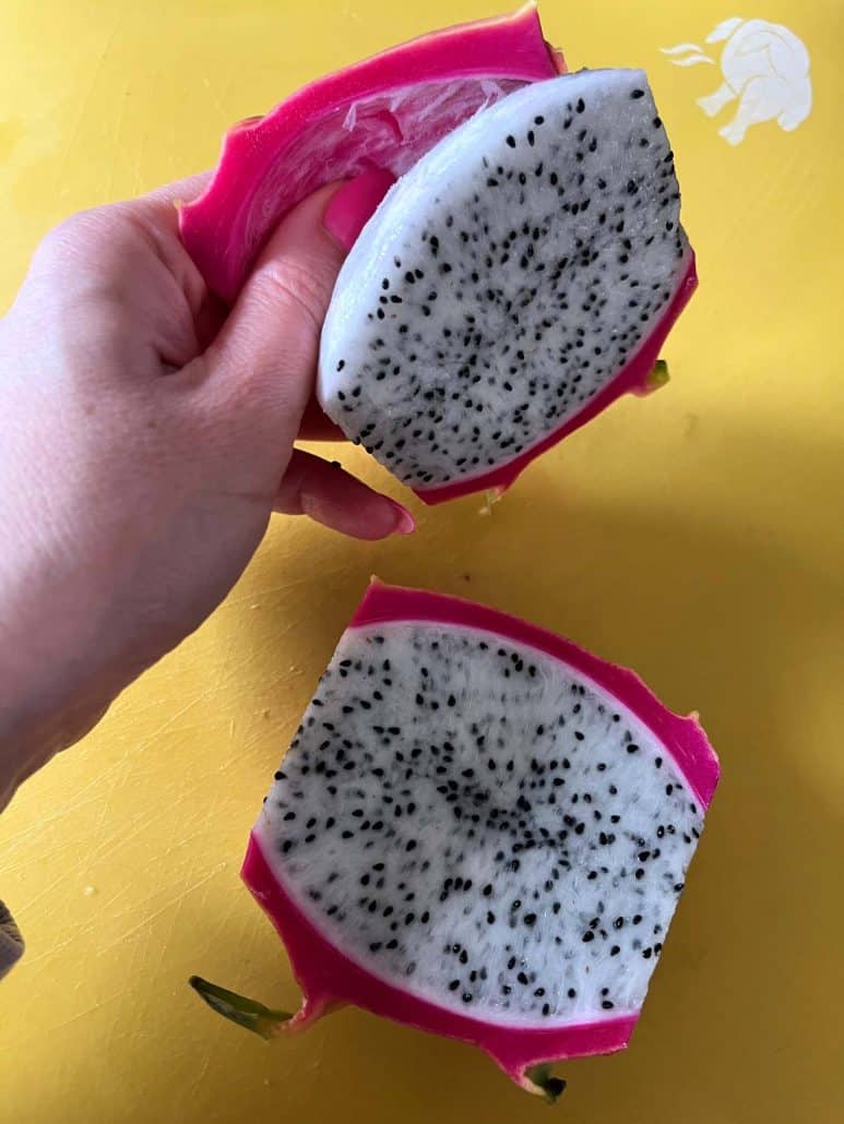 how to cut and eat dragon fruit