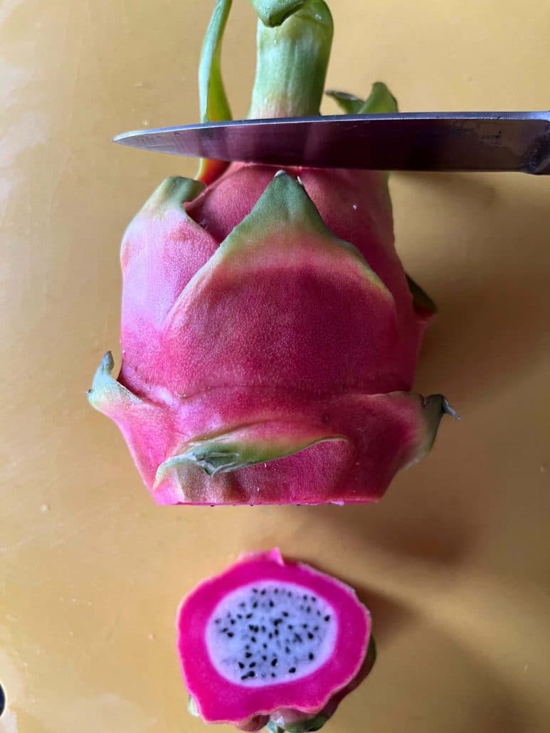 prepare dragon fruit