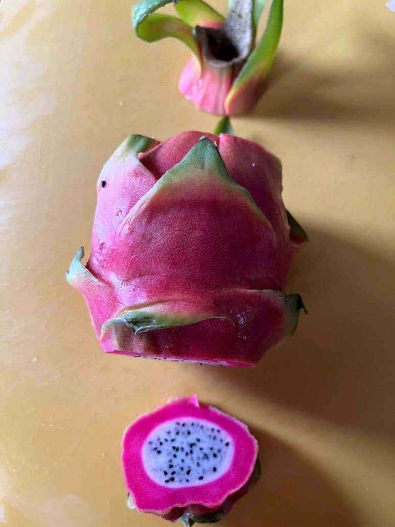 peel dragon fruit