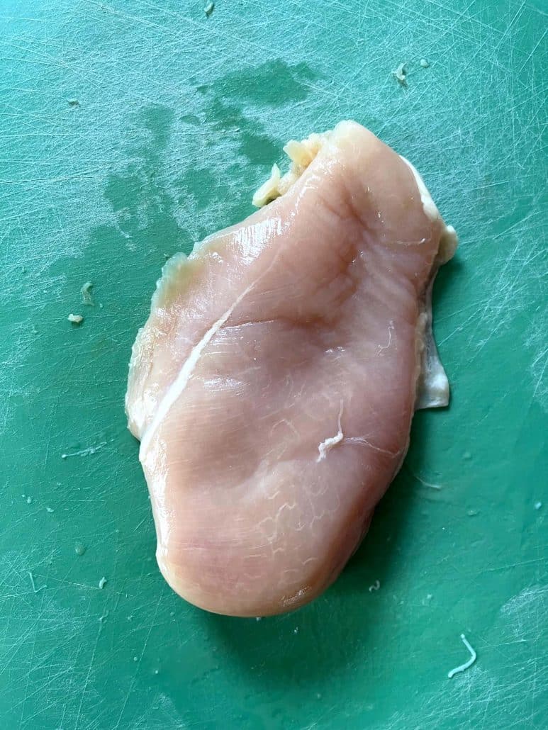 how to chop chicken breast