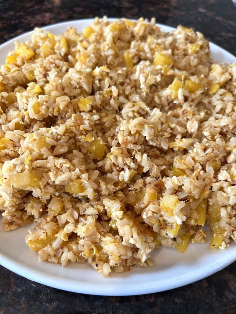 mango rice dish