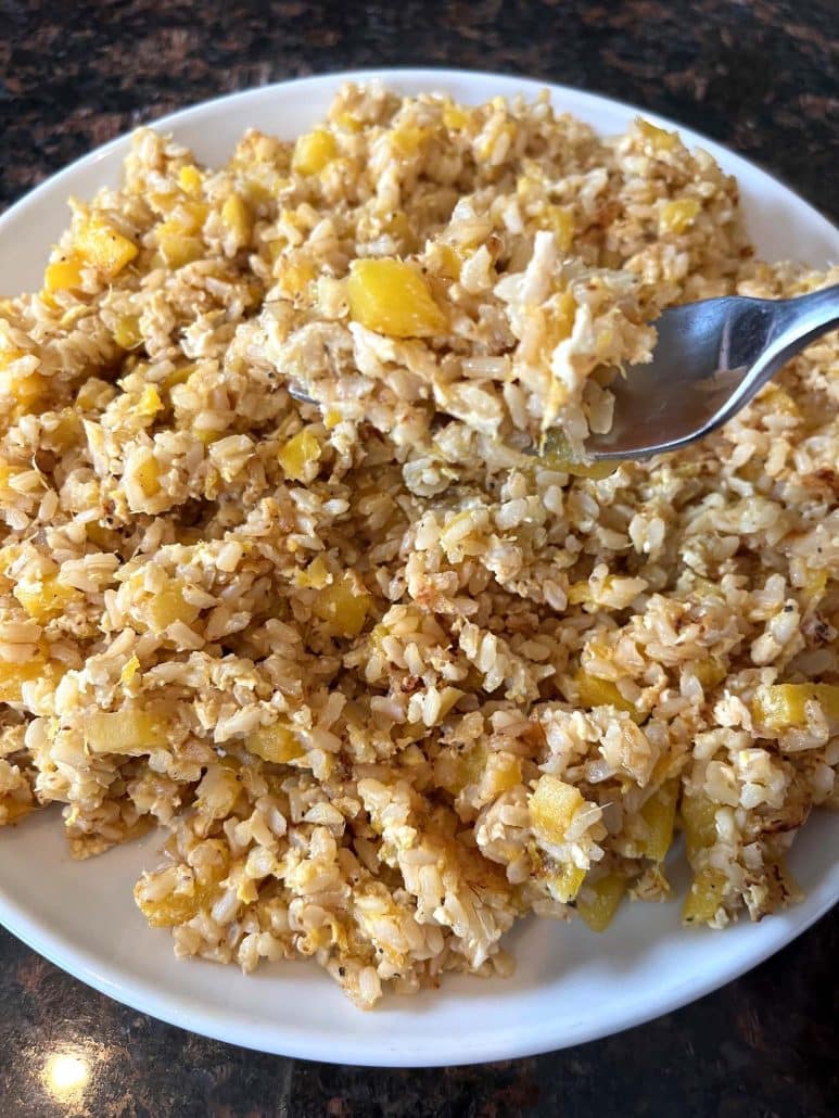 mango rice stir fry