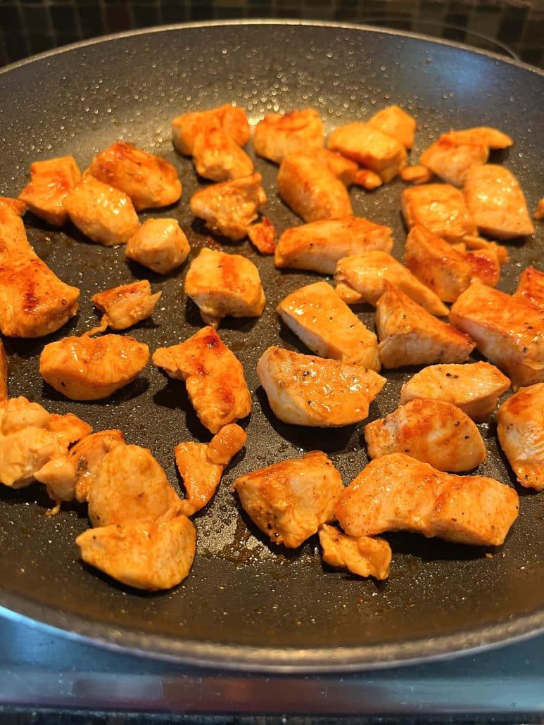 diced chicken recipe