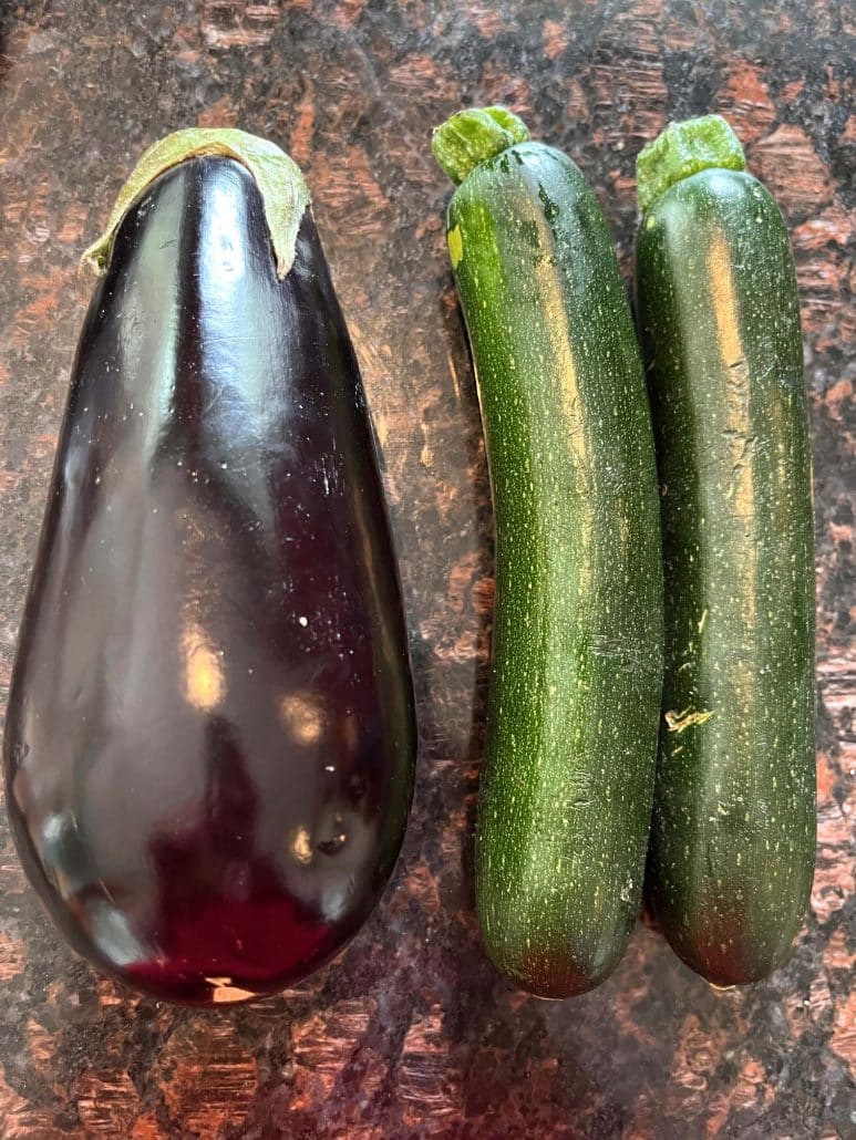 fried zucchini and eggplant