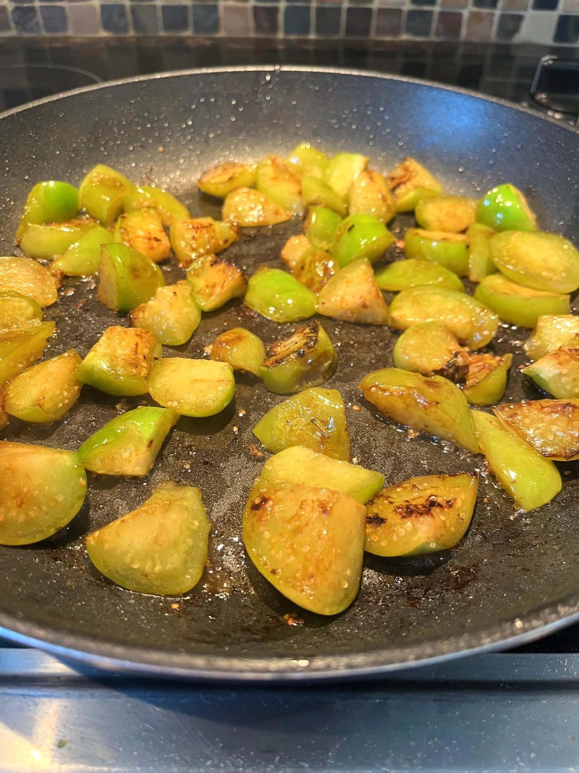 Pan Fried Tomatillos Recipes – Melanie Cooks