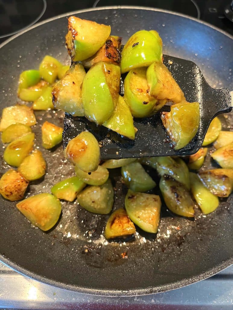 Pan Fried Tomatillos Recipes – Melanie Cooks