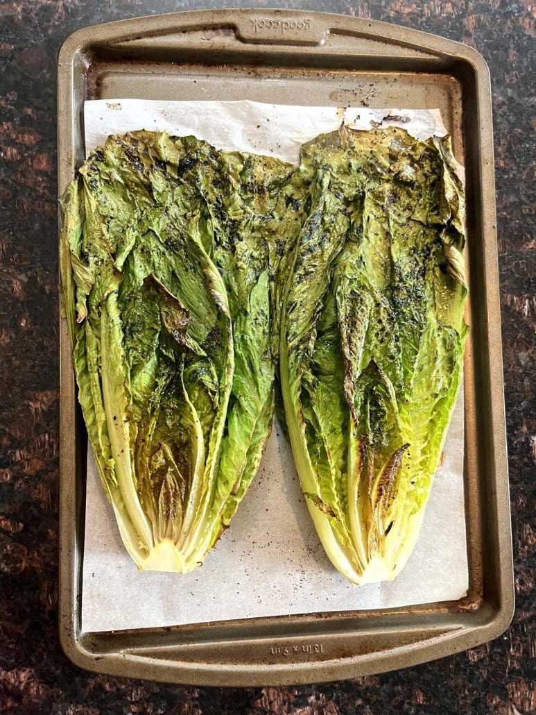 roasted romaine lettuce