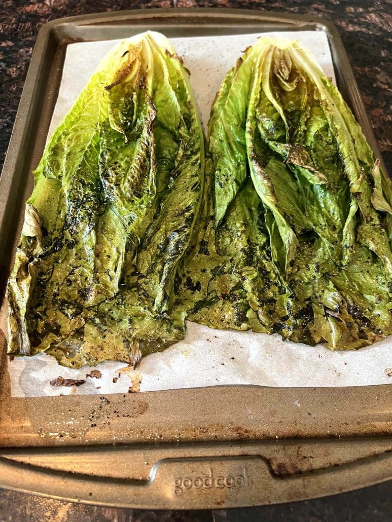 oven roasted romaine