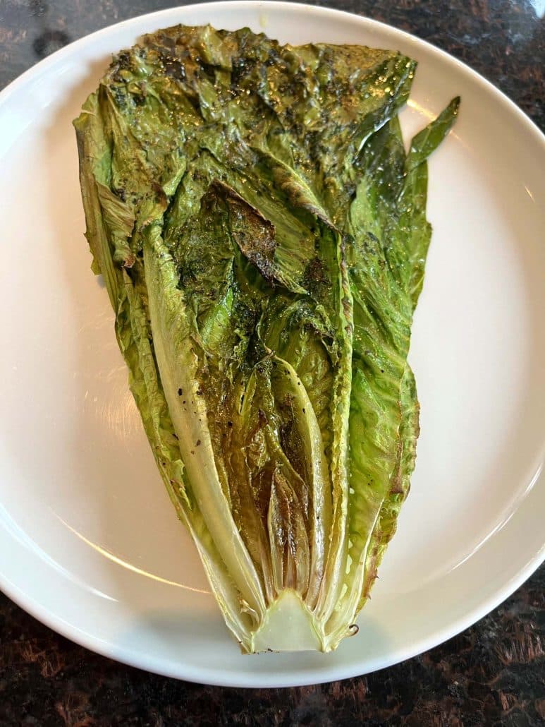 charred romaine hearts