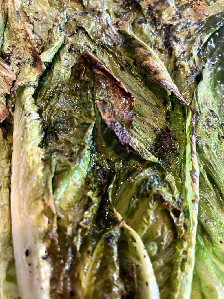 roasted romaine salad