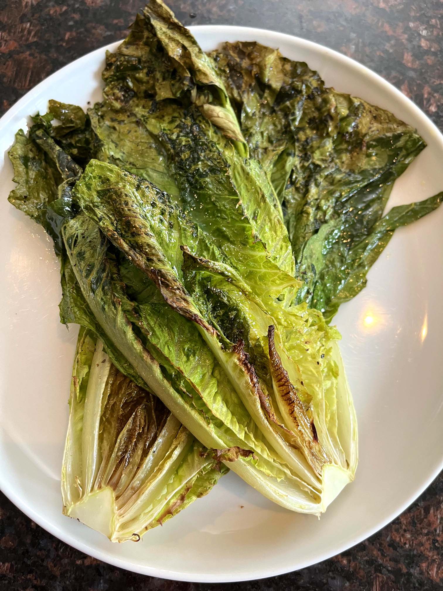 baked romaine lettuce