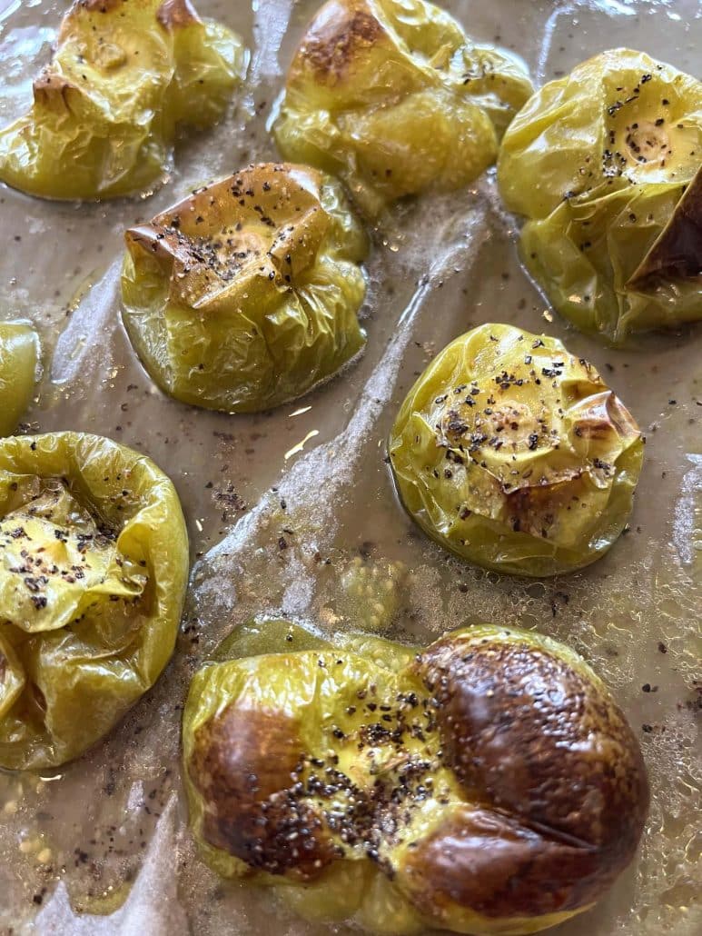 how to roast tomatillos