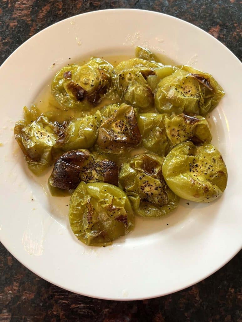 oven roasted tomatillos