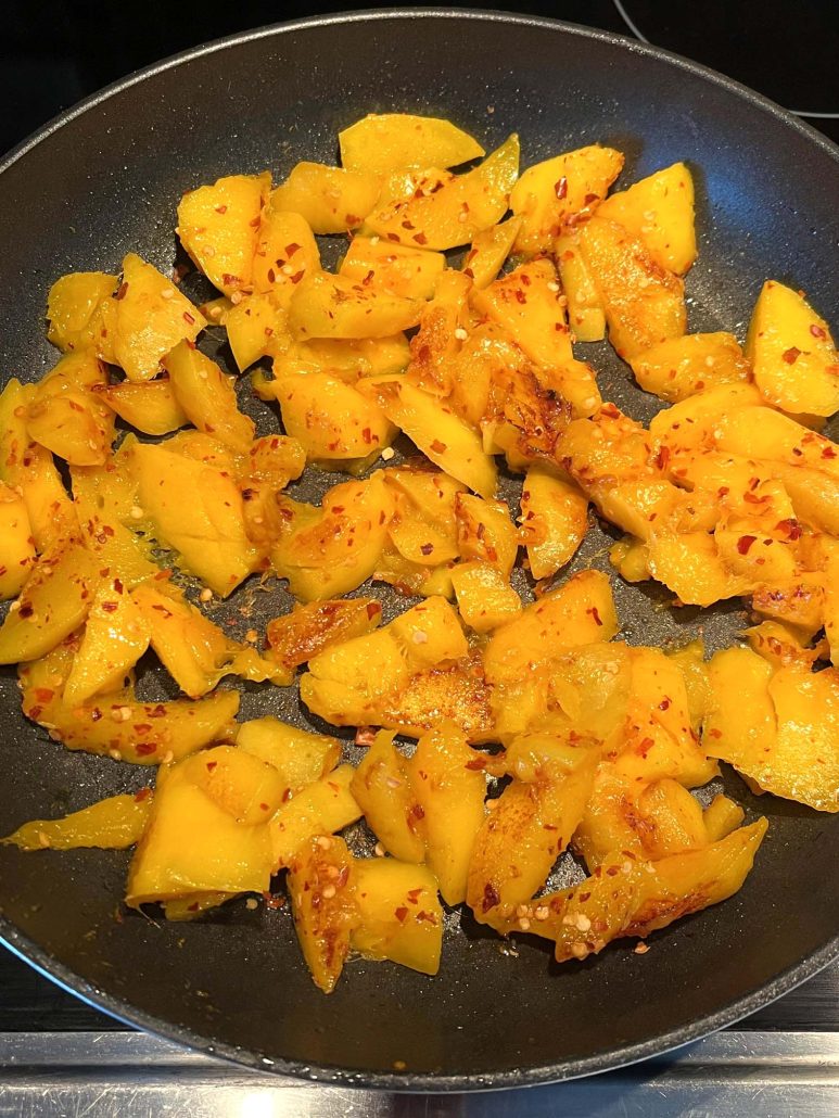 spicy mango fry