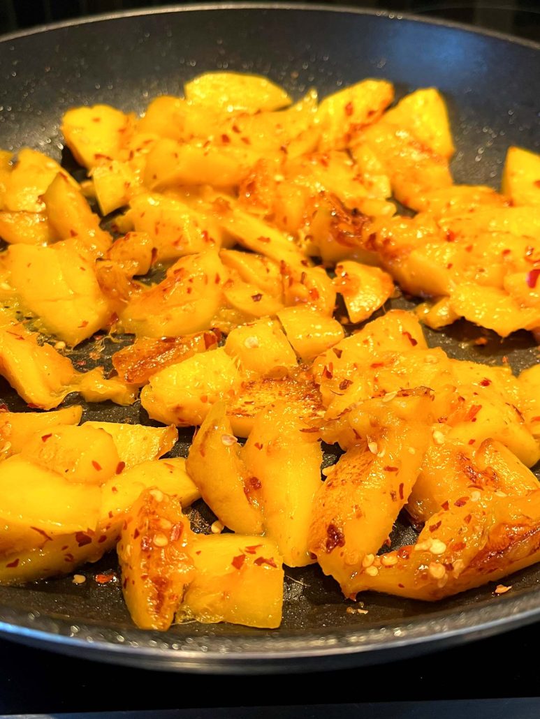 fried spicy mango