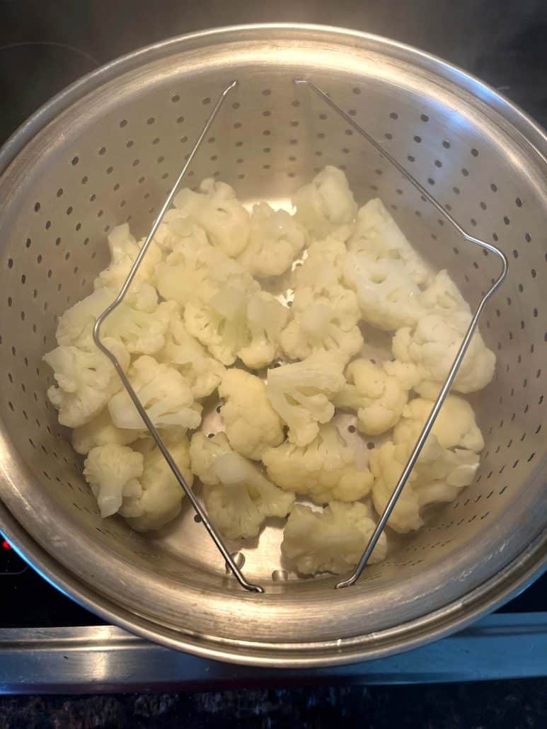 how to steam cauliflower