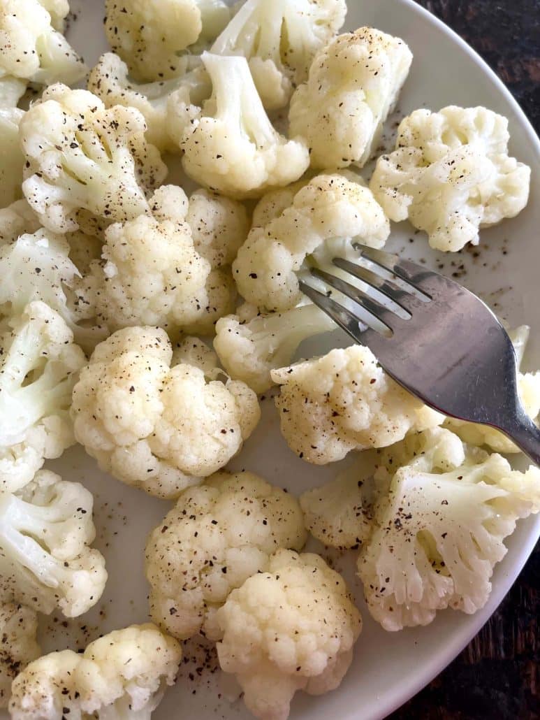 steamed cauliflower recipe