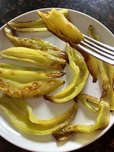 vegan air fryer banana peppers