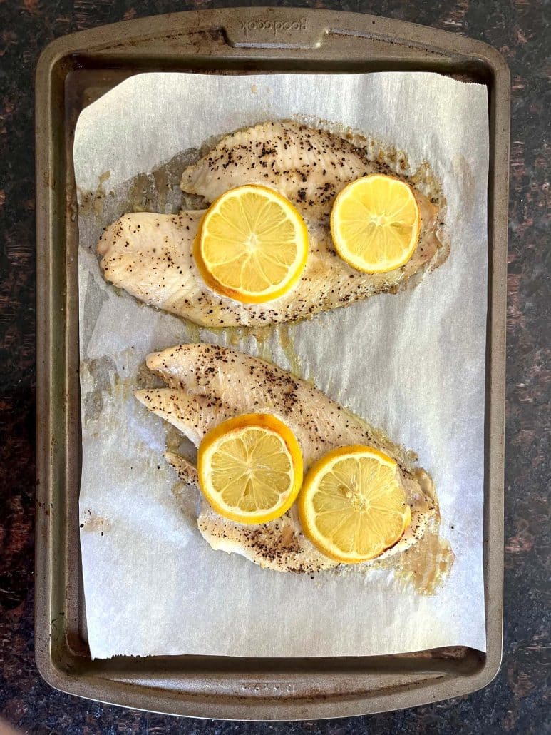 baked lemon sole recipe