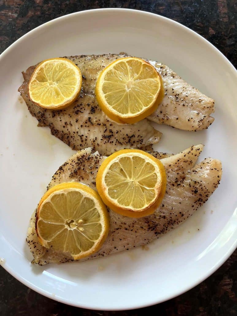 lemon sole dinner